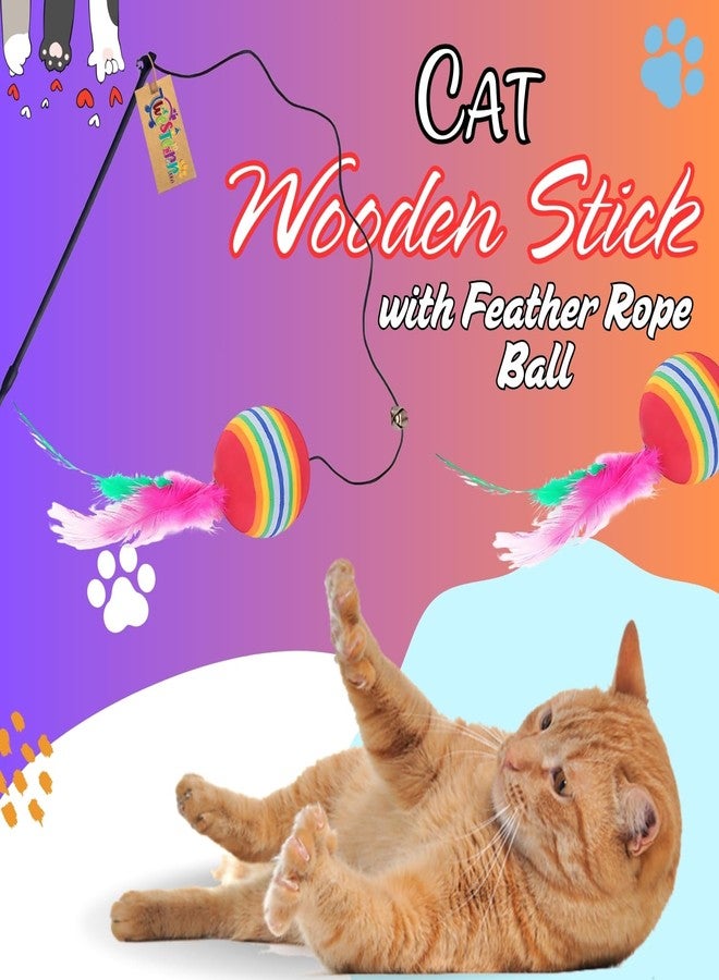 ويستيرن إرا عصا مداعبة القطط من العصر الغربي - لعبة تفاعلية للقطط، تشجع على الحركة والتحفيز الذهني، مناسبة للقطط المنزلية، أداة مثالية لتقوية الرابطة بين أصحاب الحيوانات الأليفة، تحافظ على نشاط القطط وتسليتها وسعادتها - Image 2